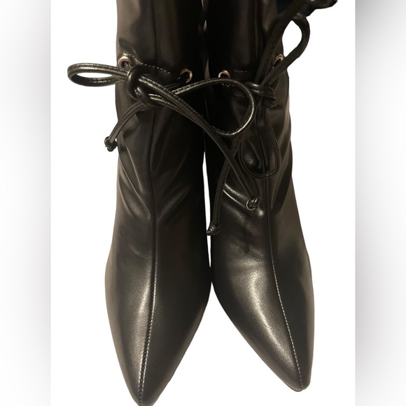 NIB Allegra K black boots 8.5 - Picture 2 of 6